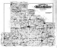 Shelby County Outline Map, Shelby County 1895